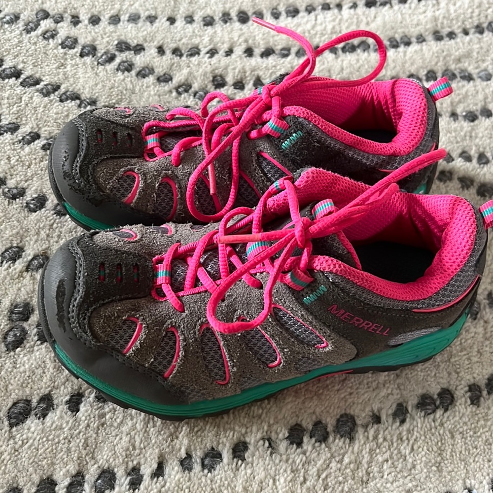 Kids Merrell hiking shoes
